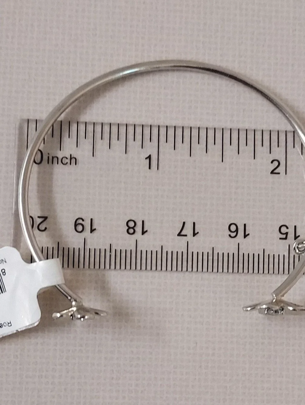 Vera Silver Floral Cuff Open Bangle Bracelet - NWT